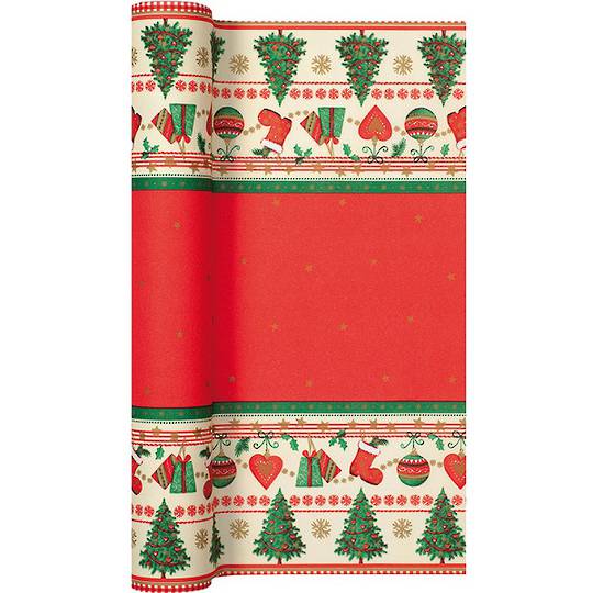 Paper Table Runner, Traditional Christmas 40x490cm *ETA Nov